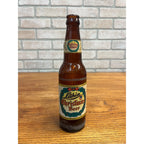 Vintage 1950s West Bend Lithia Christmas Beer 12oz Bottle w/ Labels Wis WI