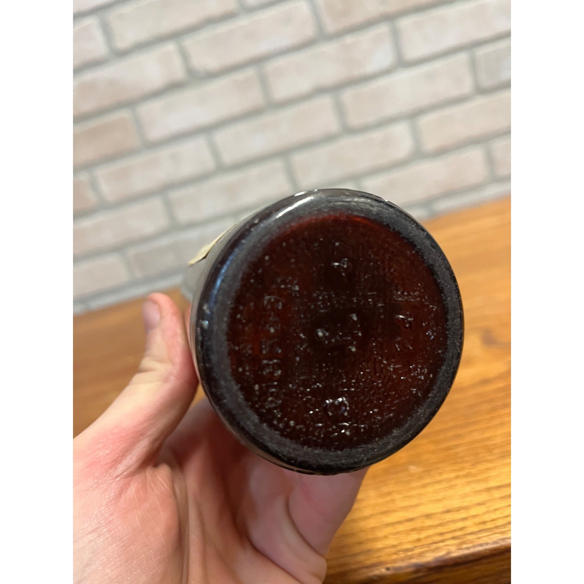 Vintage 1950s West Bend Lithia Christmas Beer 12oz Bottle w/ Labels Wis WI