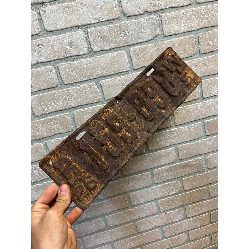 Vintage Wisconsin License Plate 1926 Truck Class B