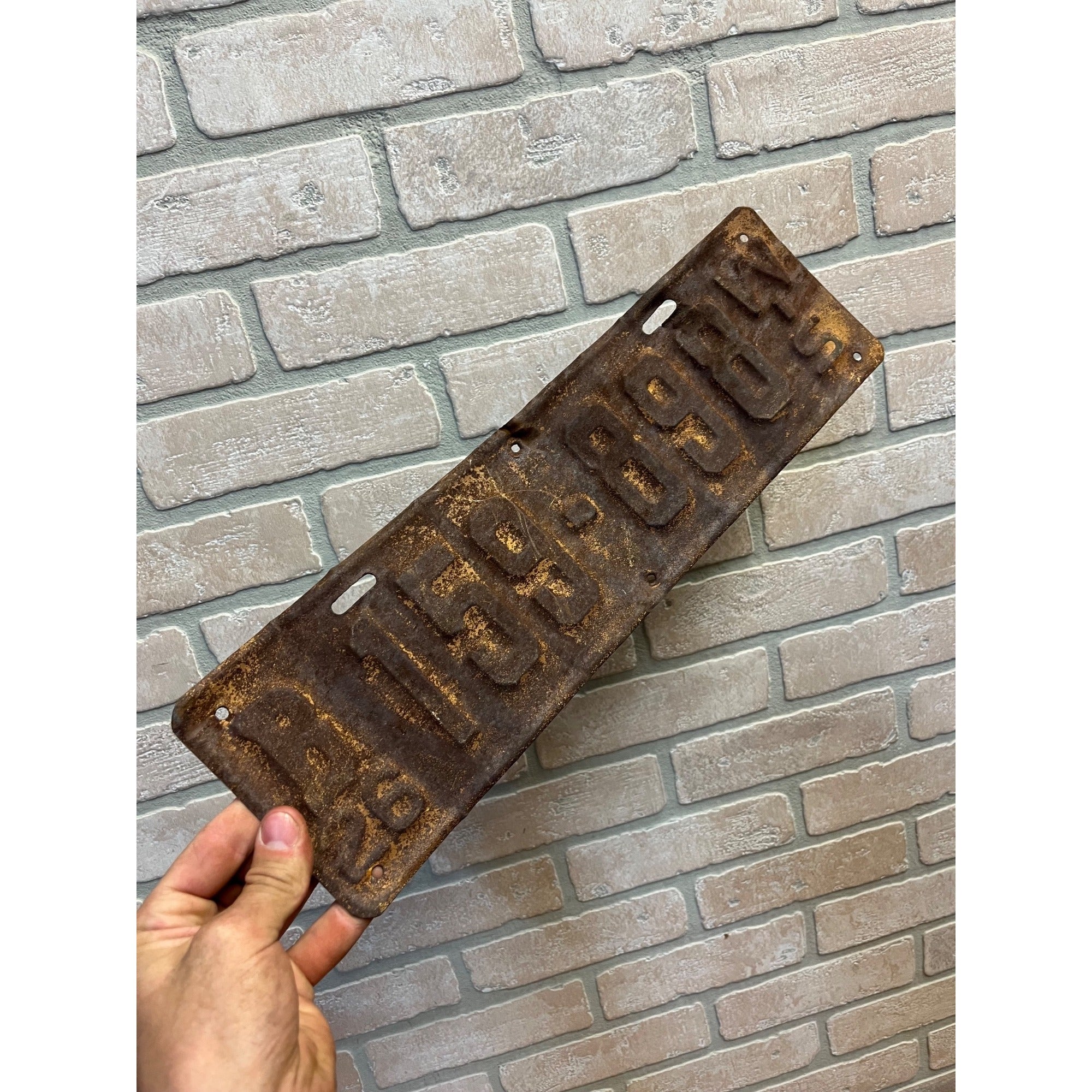 Vintage Wisconsin License Plate 1926 Truck Class B