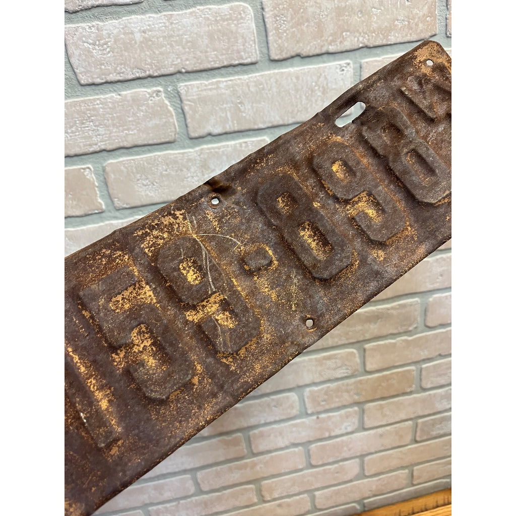Vintage Wisconsin License Plate 1926 Truck Class B
