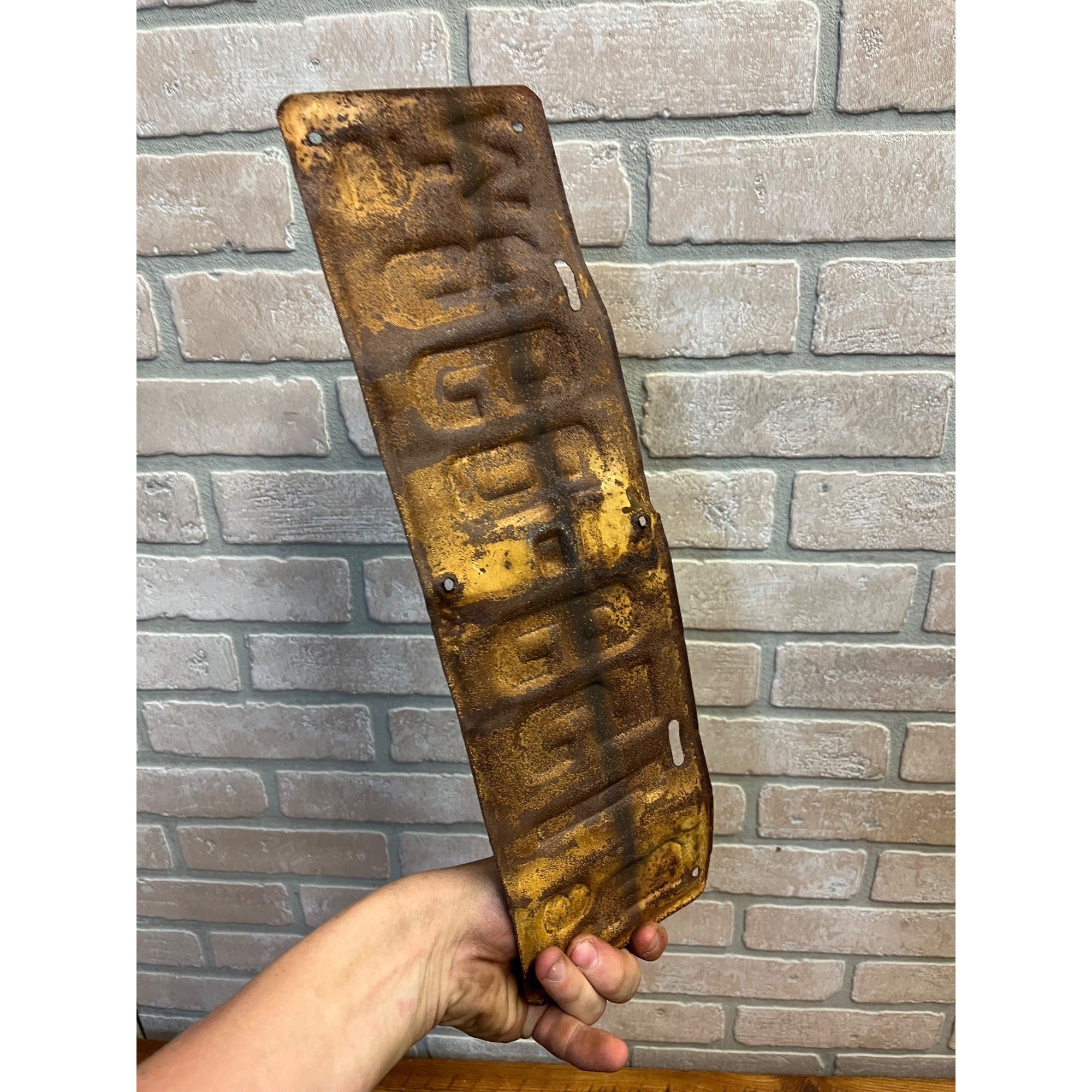 Vintage Wisconsin License Plate 1926 Truck Class B