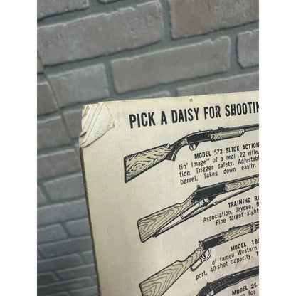 Vintage 1960s Daisy BB Air Rifle Instruction Program 1st Issue