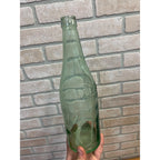 Vintage Pluto Water America's Physic Embossed Green Glass Bottle w/ Devil