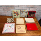 Vintage Handkerchief Collection Ladies & Children Hankies Lot w/ Original Boxes
