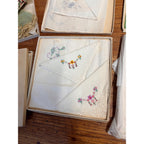 Vintage Handkerchief Collection Ladies & Children Hankies Lot w/ Original Boxes