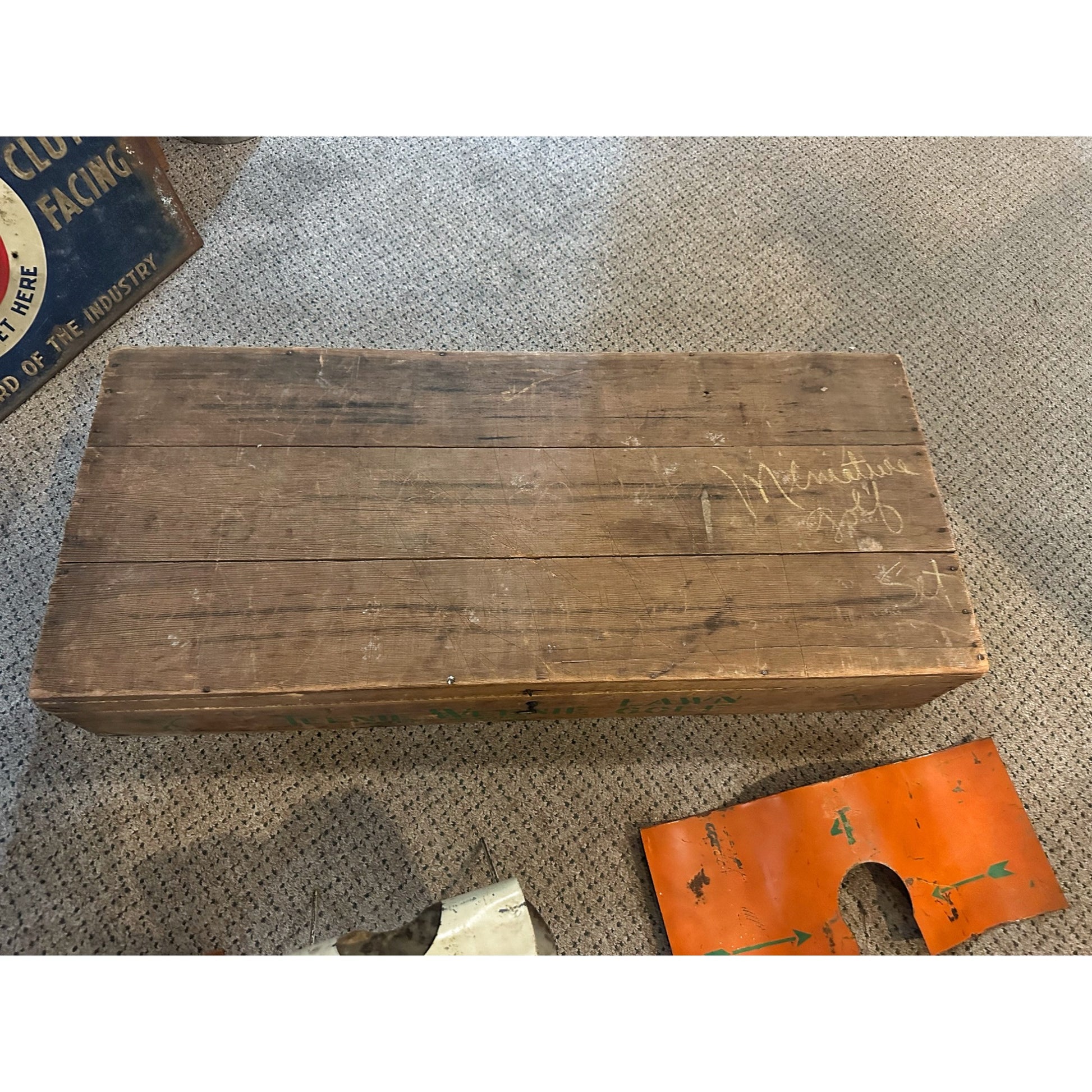 Antique Teenie Weenie Lawn Golf Game Garton Toy Co. Sheboygan Wisconsin 1930s