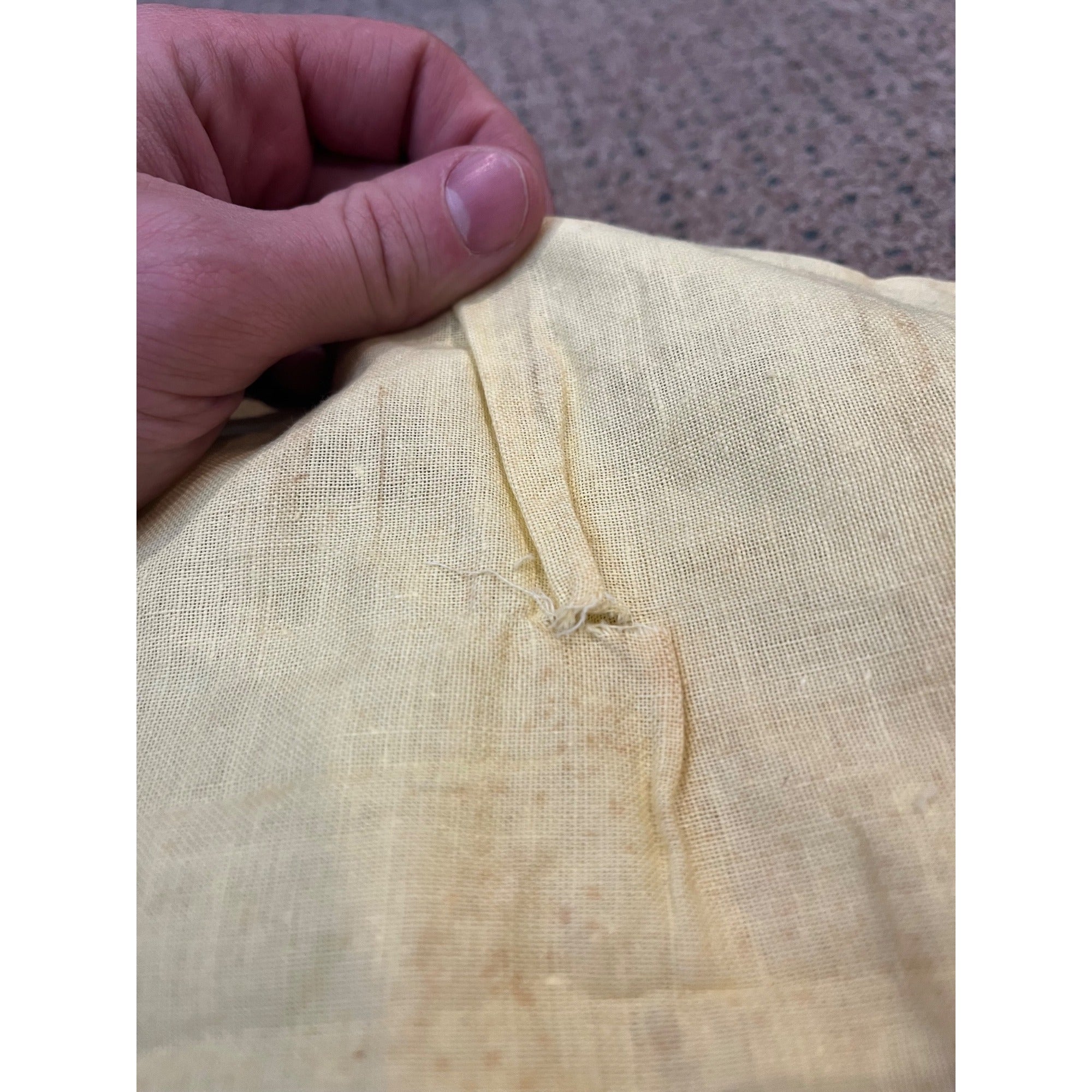 Vintage Hunkel's Seed Grass Magic Seed Cloth Sack Milwaukee Wis Wisconsin