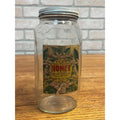 Vintage Glass Bottle Pure Wis. No. 1 White Clover Honey By Knight Apiaries of Dalton, WI 32 OZ Size