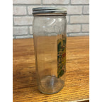 Vintage Glass Bottle Pure Wis. No. 1 White Clover Honey By Knight Apiaries of Dalton, WI 32 OZ Size