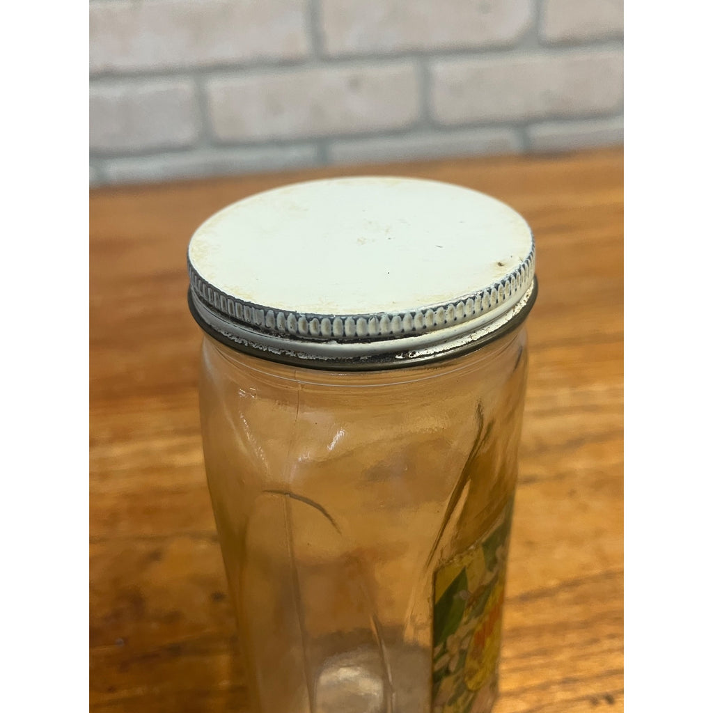 Vintage Glass Bottle Pure Wis. No. 1 White Clover Honey By Knight Apiaries of Dalton, WI 32 OZ Size