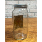 Vintage Glass Bottle Pure Wis. No. 1 White Clover Honey By Knight Apiaries of Dalton, WI 32 OZ Size