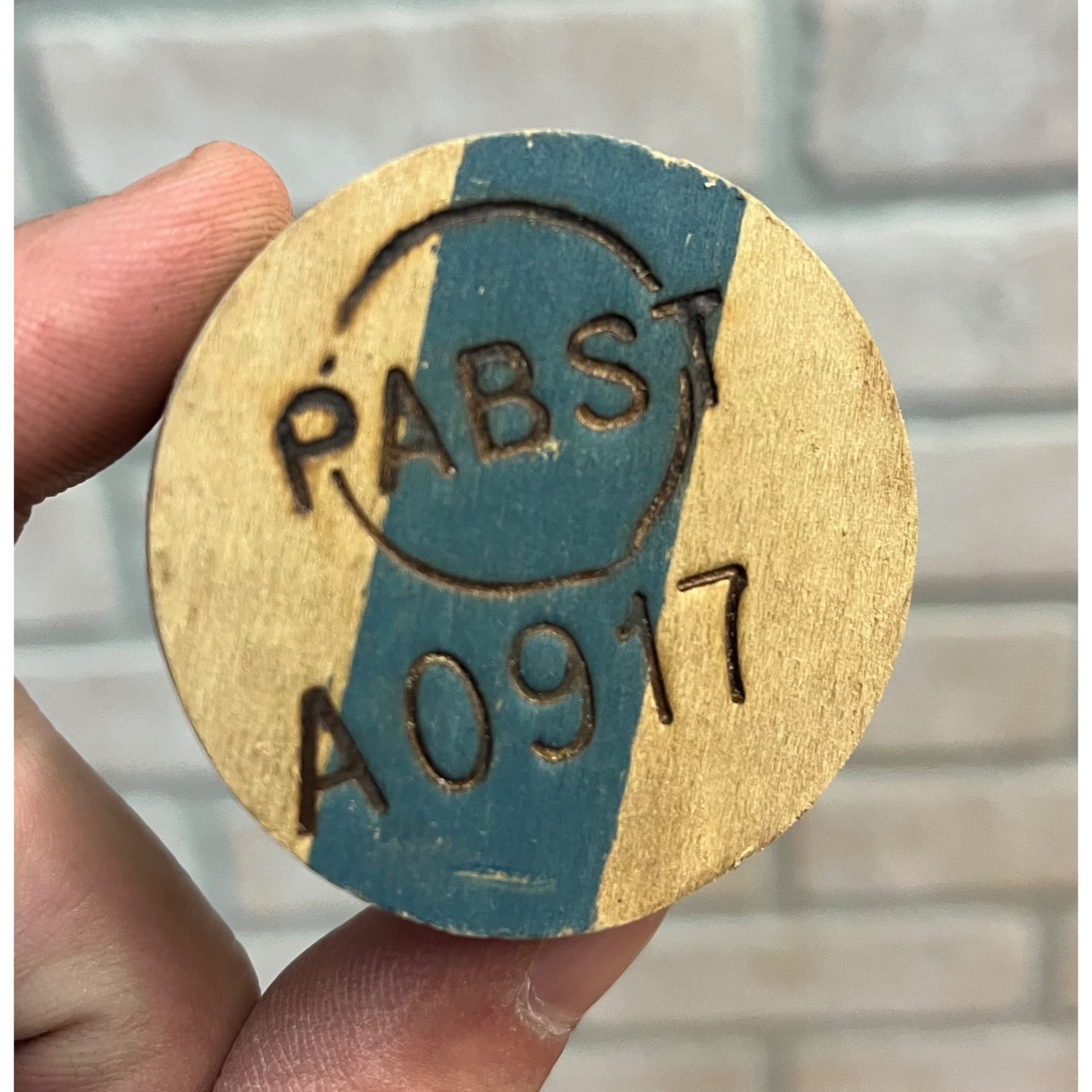 Vintage Pre-Prohibition Pabst Blue Ribbon Beer Barrel Keg Stopper Bung