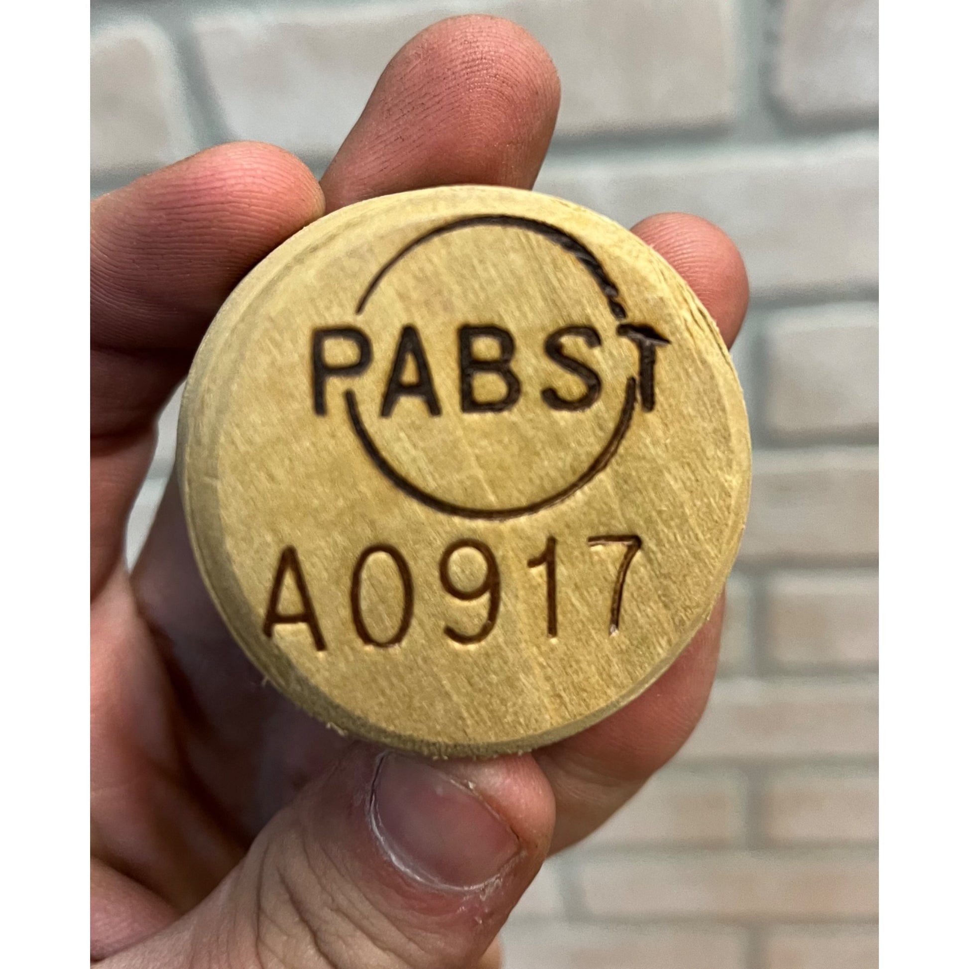 Vintage Pre-Prohibition Pabst Blue Ribbon Beer Barrel Keg Stopper Bung