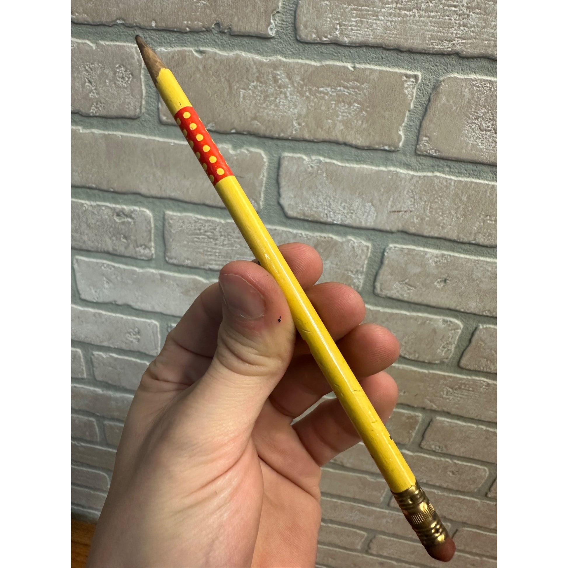 Vintage Advertising Pencil Peter Pan Bread in Polka Dot Wrap Wood