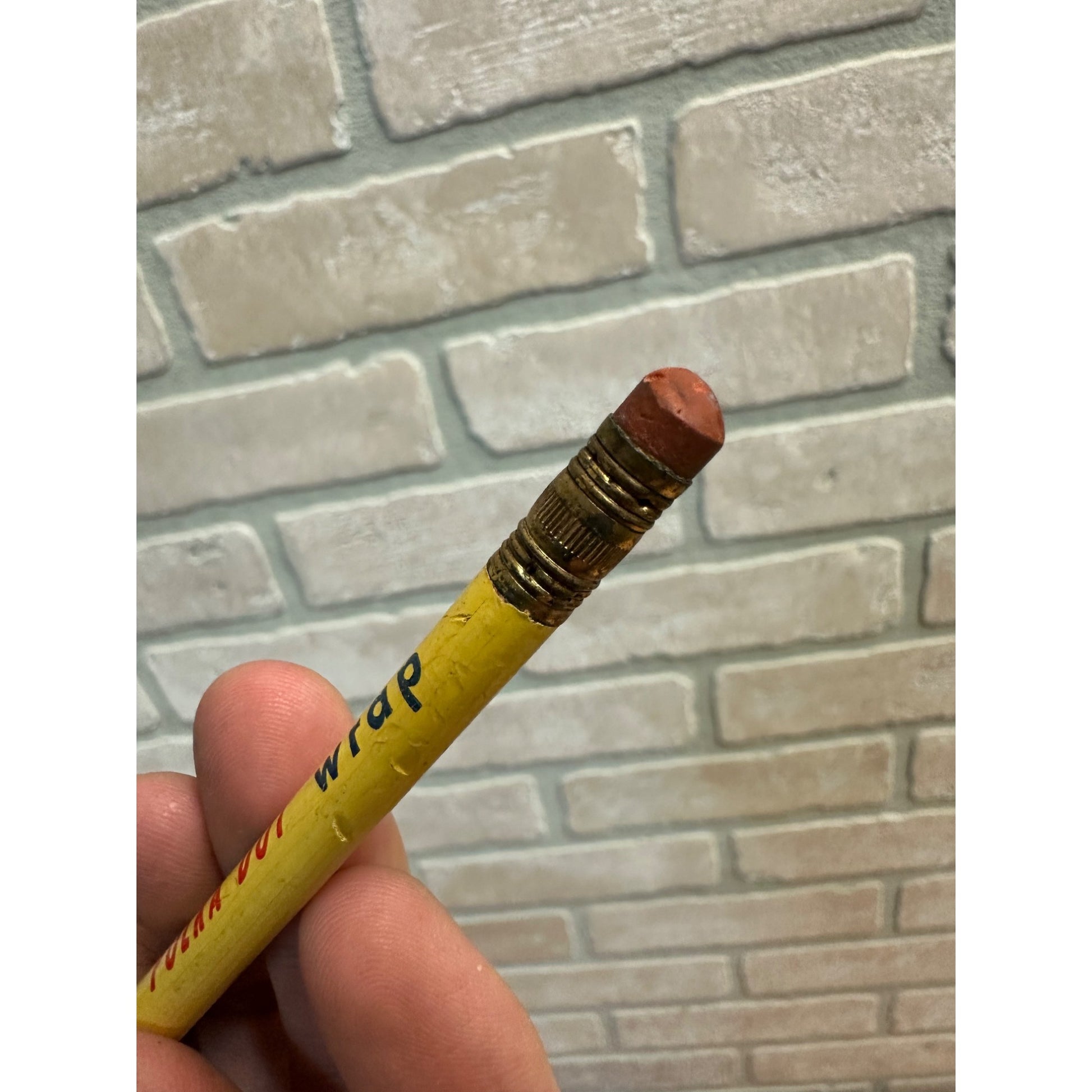 Vintage Advertising Pencil Peter Pan Bread in Polka Dot Wrap Wood