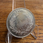 1892 Denmark 2 Kroner Silver Fine Coin