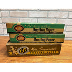 Vintage 1940s Lot KVP Kalamazoo Vegetable Parchment Baking Dusting Paper Boxes