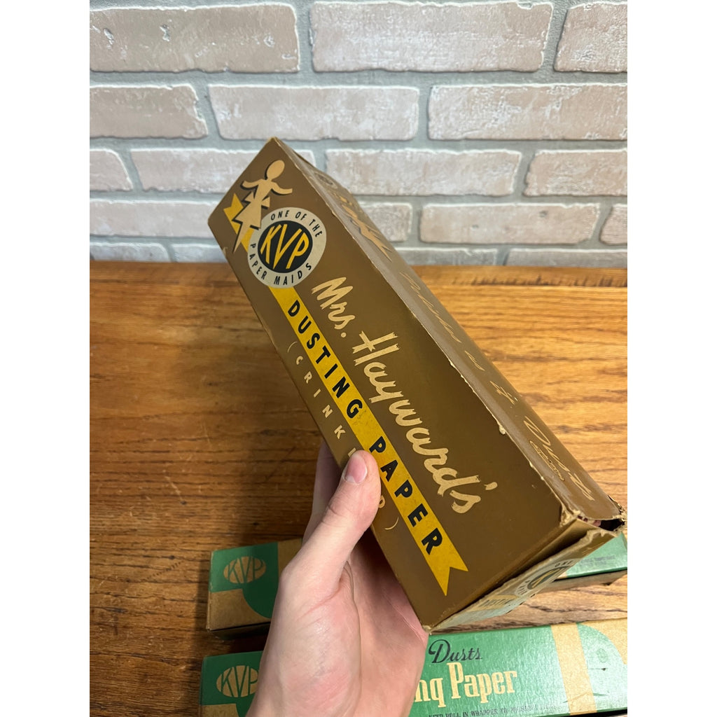 Vintage 1940s Lot KVP Kalamazoo Vegetable Parchment Baking Dusting Paper Boxes