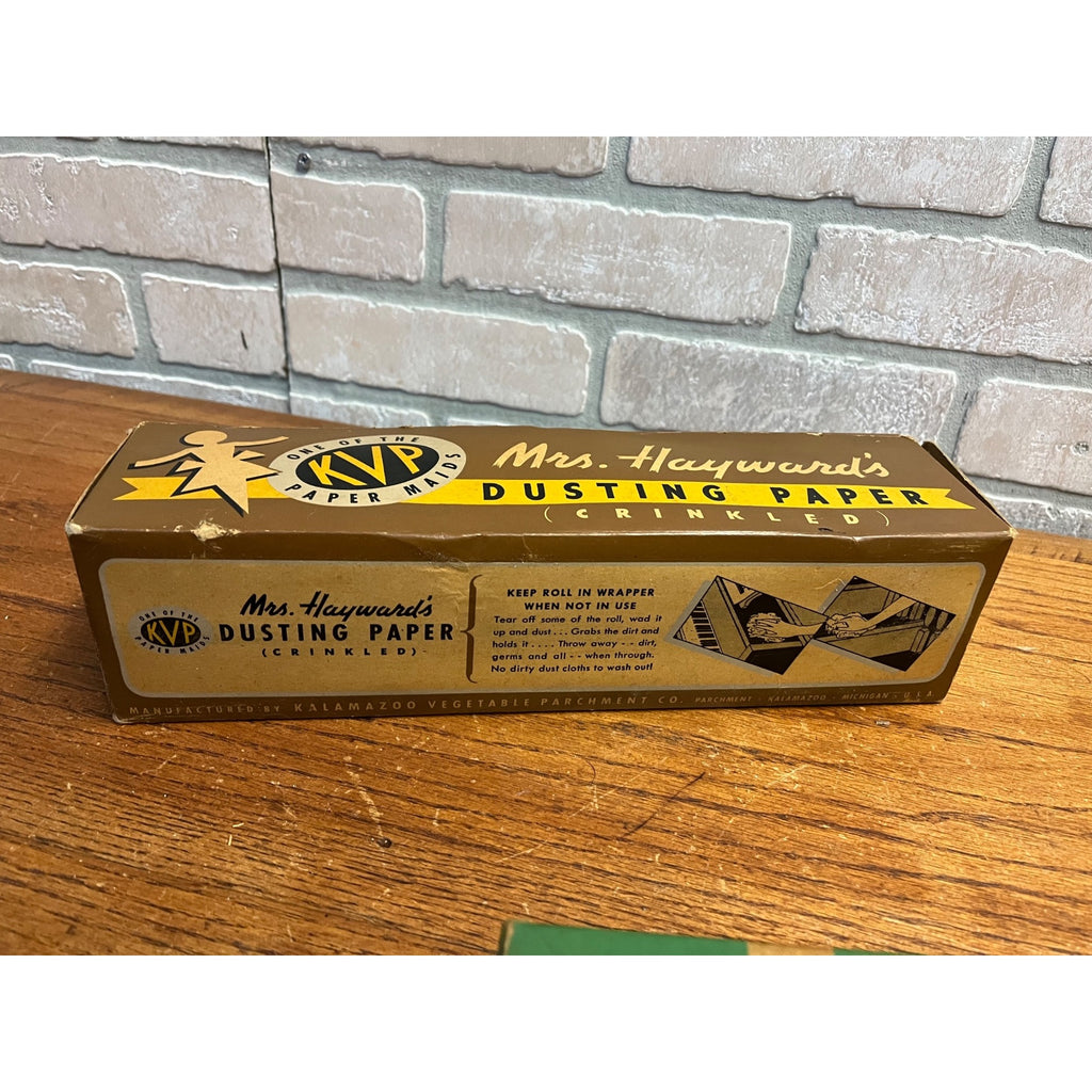 Vintage 1940s Lot KVP Kalamazoo Vegetable Parchment Baking Dusting Paper Boxes