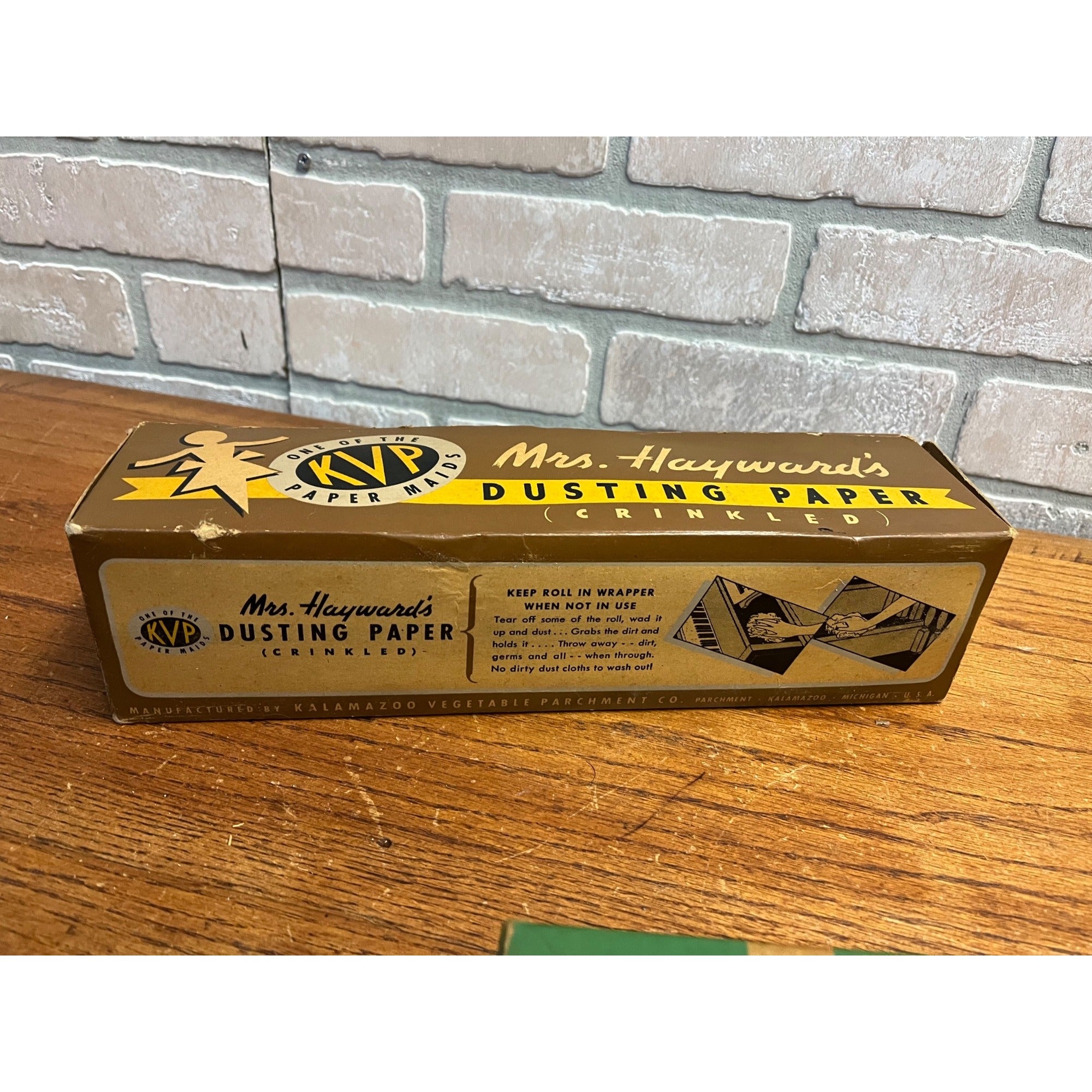 Vintage 1940s Lot KVP Kalamazoo Vegetable Parchment Baking Dusting Paper Boxes