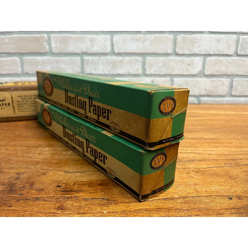Vintage 1940s Lot KVP Kalamazoo Vegetable Parchment Baking Dusting Paper Boxes