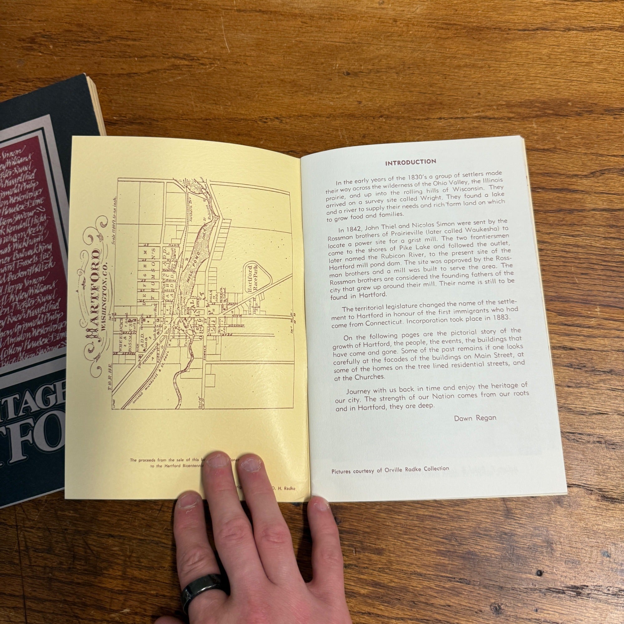 Hartford Wisconsin Bicentennial History Book Heritage of Hartford