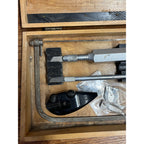 Vintage Xacto X-Acto Hobby Tool Knife Plane Kit Estate Tool Lot Group Wood Case