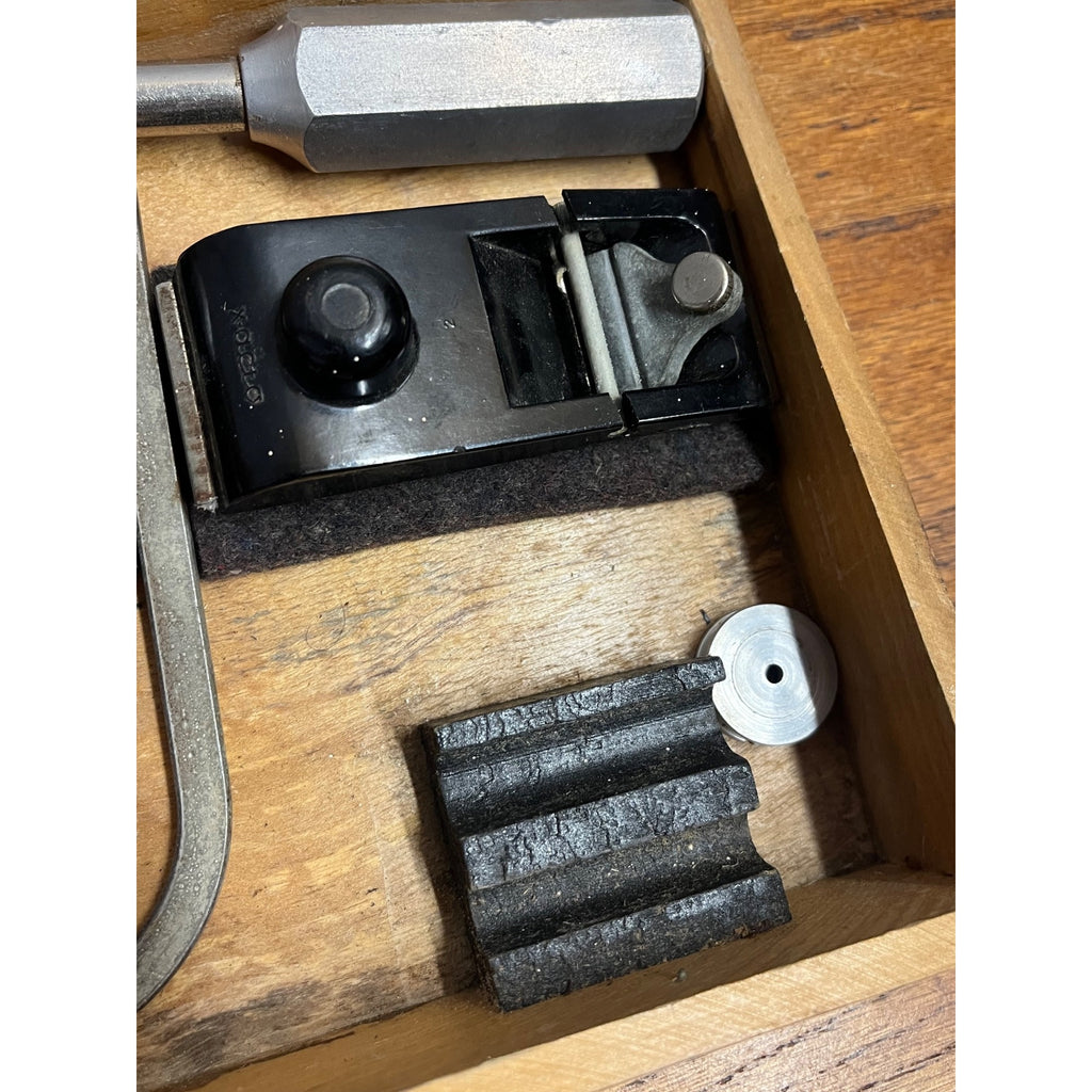 Vintage Xacto X-Acto Hobby Tool Knife Plane Kit Estate Tool Lot Group Wood Case