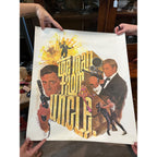 Original Vintage 1960s MAN FROM UNCLE NBC TV Show Promo Poster 21" x 24"