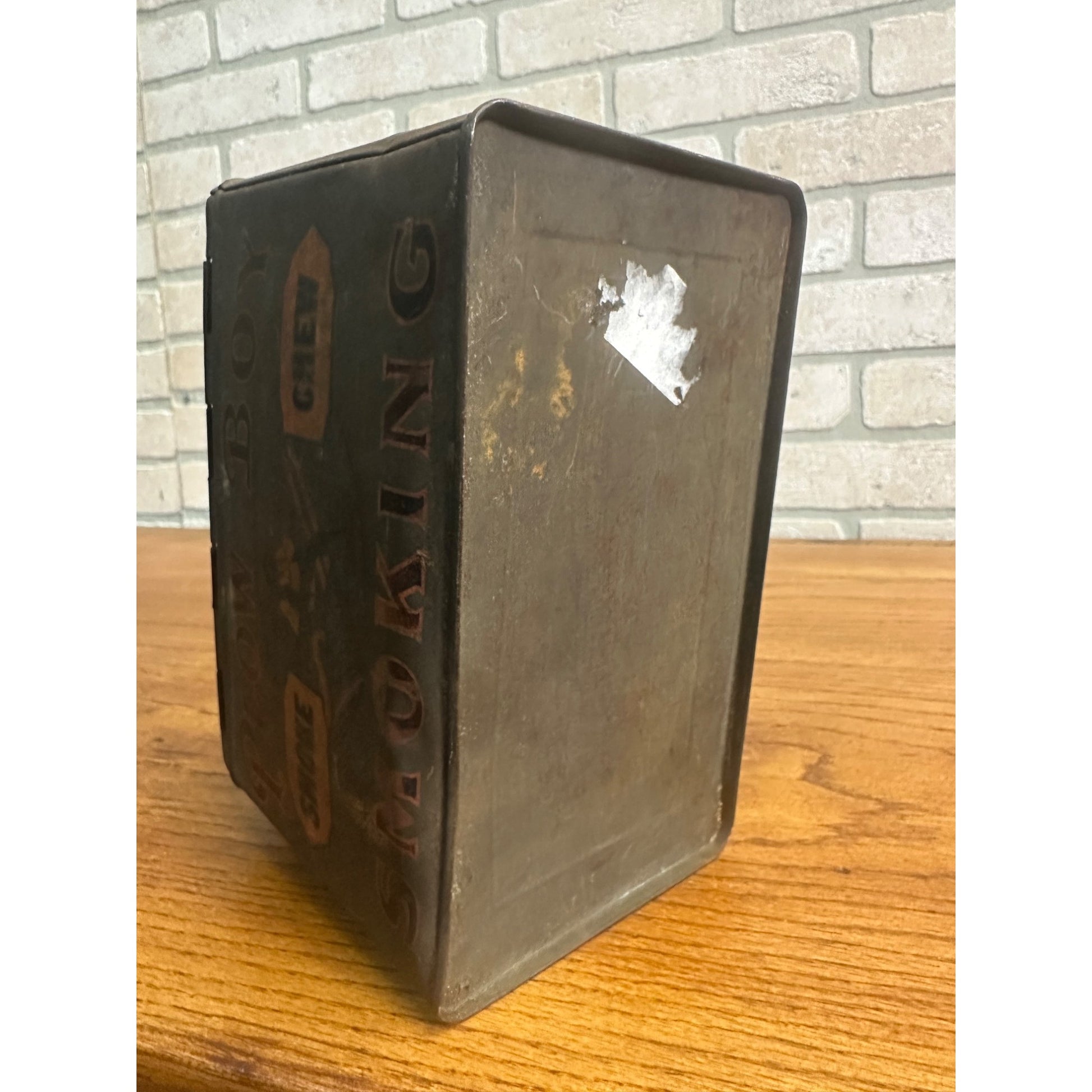 ANTIQUE PLOW BOY SMOKING TOBACCO TIN LITHO LUNCH BOX PAIL CAN SMOKE CHEW FARM