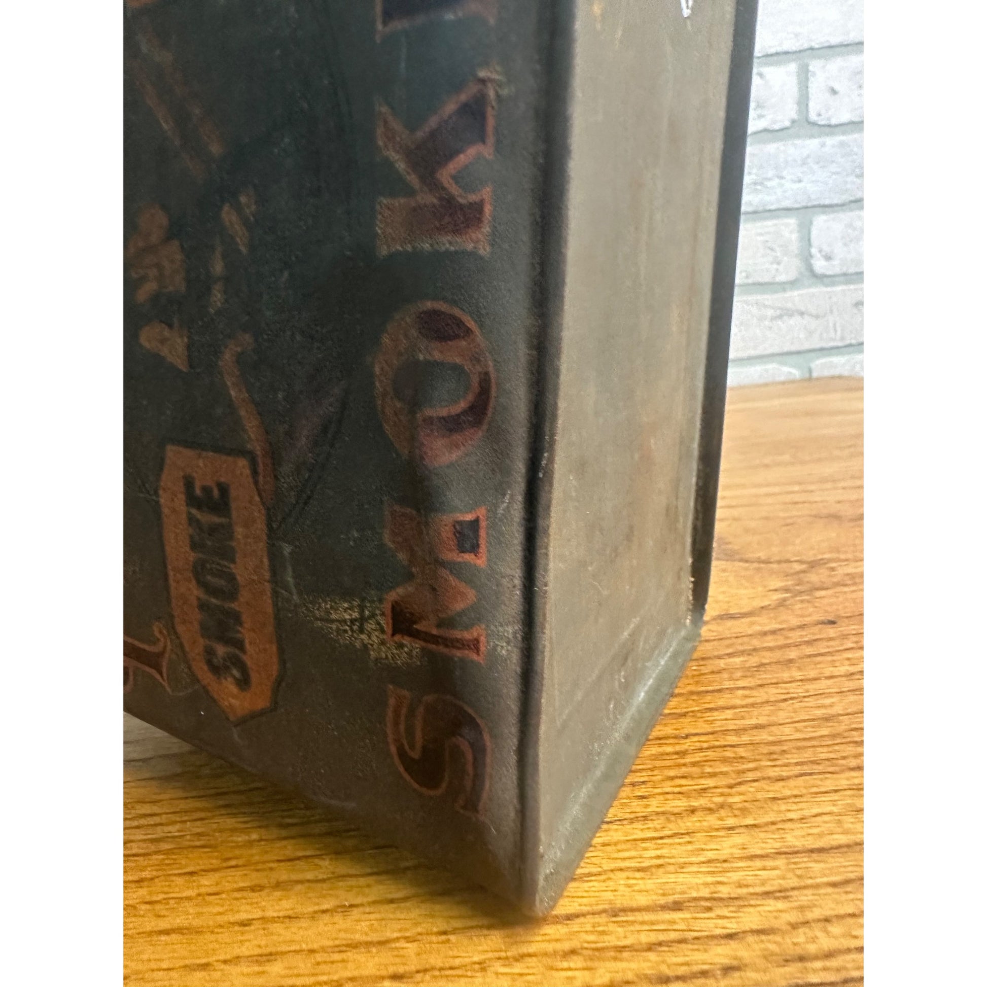 ANTIQUE PLOW BOY SMOKING TOBACCO TIN LITHO LUNCH BOX PAIL CAN SMOKE CHEW FARM