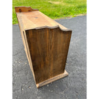 Vintage 1980s Wooden Retro Wine Bottle Rack Cabinet Bar Storage Cabinet