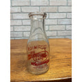 Vintage Verifine Milk Bottle "The Treasure Chest of All Food" Sheboygan Wisconsin Dairy Products Co. One Pint