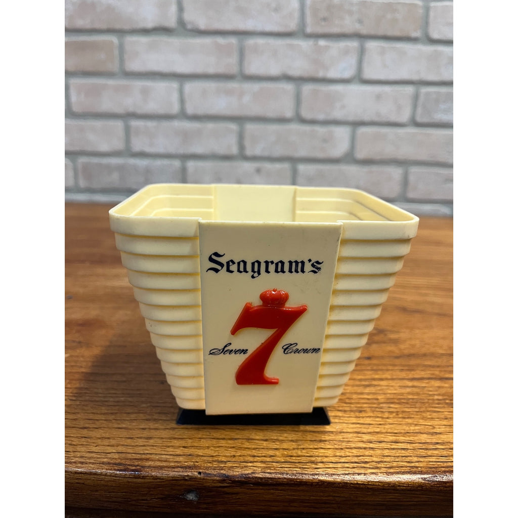 Vintage 1960s Seagram's Seven Crown Whiskey Stir Swizzle Cocktail Stick Holder