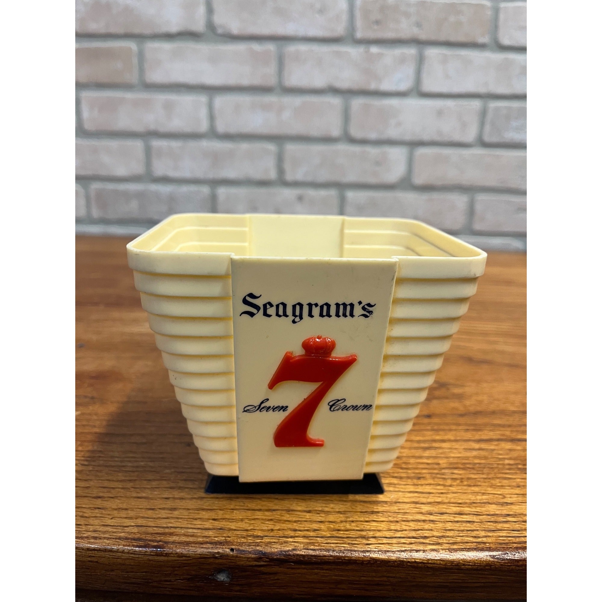 Vintage 1960s Seagram's Seven Crown Whiskey Stir Swizzle Cocktail Stick Holder