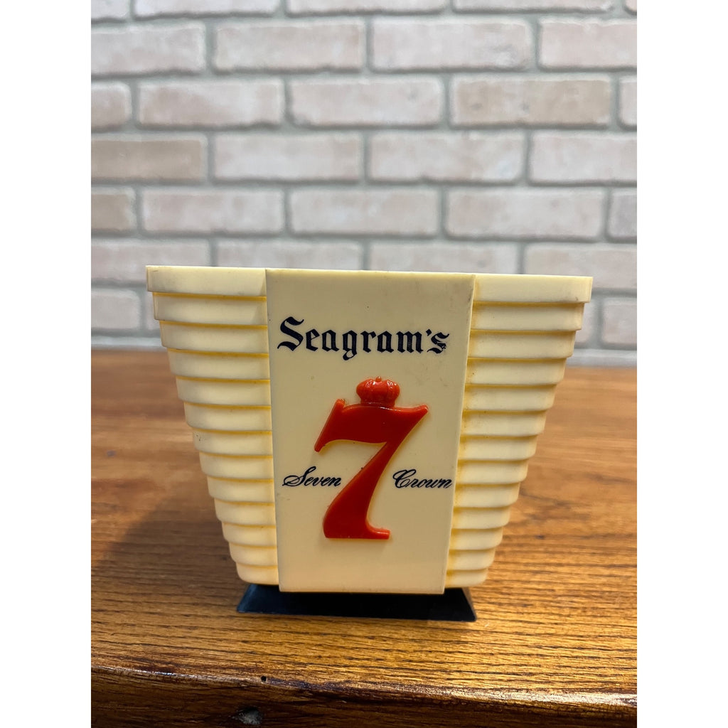 Vintage 1960s Seagram's Seven Crown Whiskey Stir Swizzle Cocktail Stick Holder