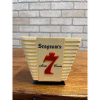 Vintage 1960s Seagram's Seven Crown Whiskey Stir Swizzle Cocktail Stick Holder