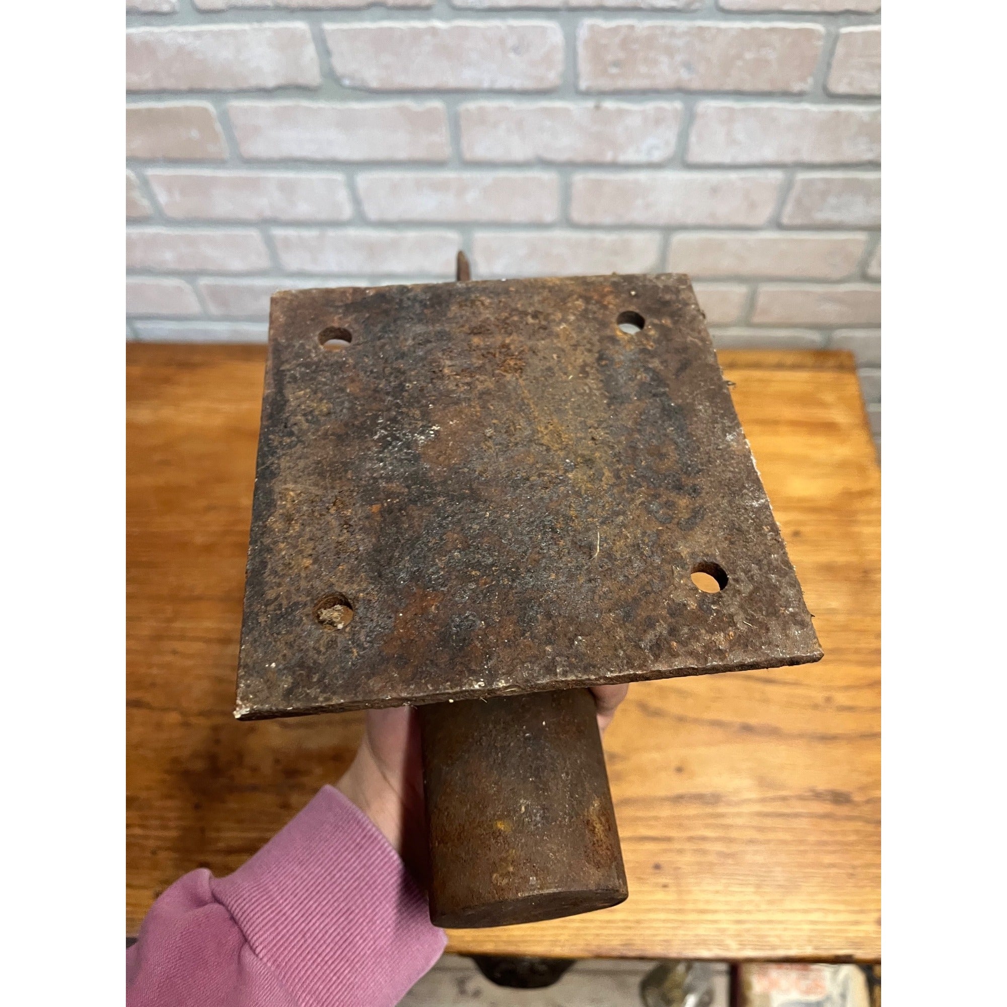 Antique Vintage Bench Anvil Stand Tinsmith Machinist Jeweler Handmade?