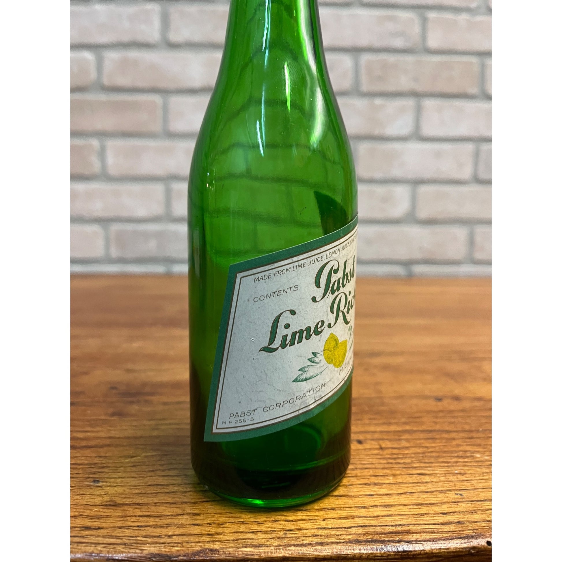SCARCE Pabst Lime Rickey Prohibition Soda Bottle Label Milwaukee WI 12oz