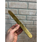 Vintage David Anderson Juveleer (Norway) Brass "Season Almanac" Letter Opener