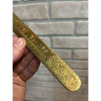 Vintage David Anderson Juveleer (Norway) Brass "Season Almanac" Letter Opener
