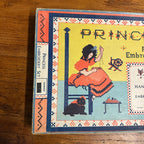 Vtg Standard ToyKraft Princess Real Embroidery Kit Set 1939