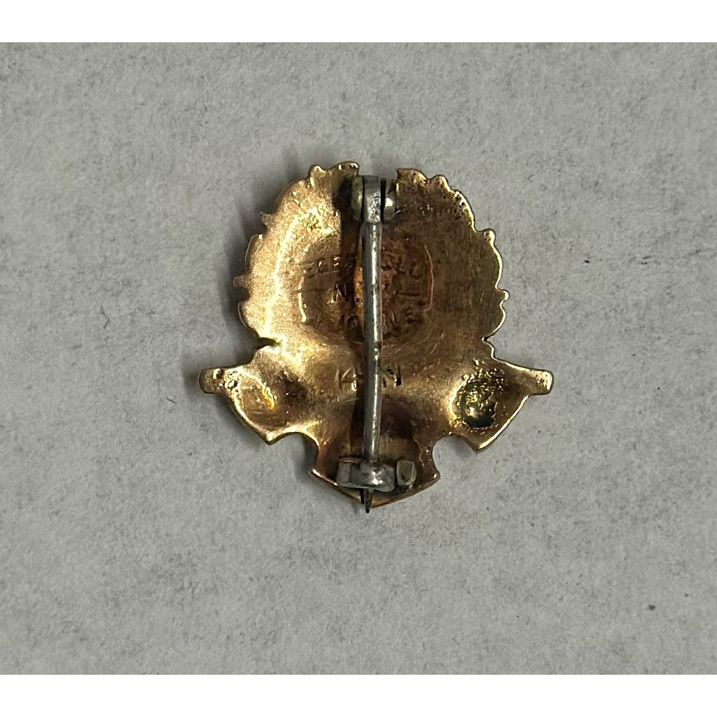 SCARCE Vintage 1900 Western University of Pennsylvania 14k Gold Pin - 1.65g Grams