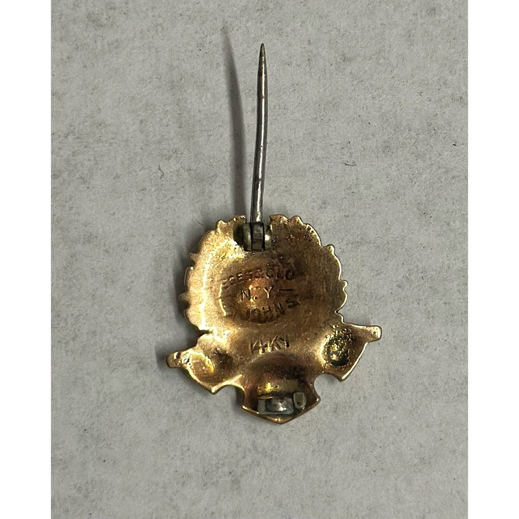 SCARCE Vintage 1900 Western University of Pennsylvania 14k Gold Pin - 1.65g Grams
