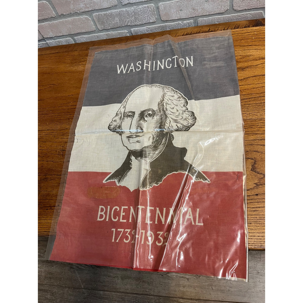 George Washington Bicentennial Parade Flag Banner 1932