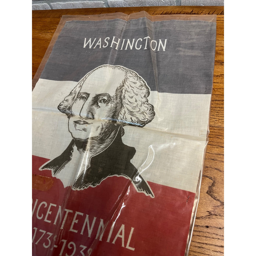 George Washington Bicentennial Parade Flag Banner 1932