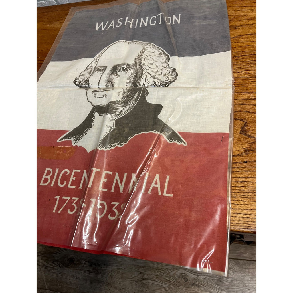George Washington Bicentennial Parade Flag Banner 1932