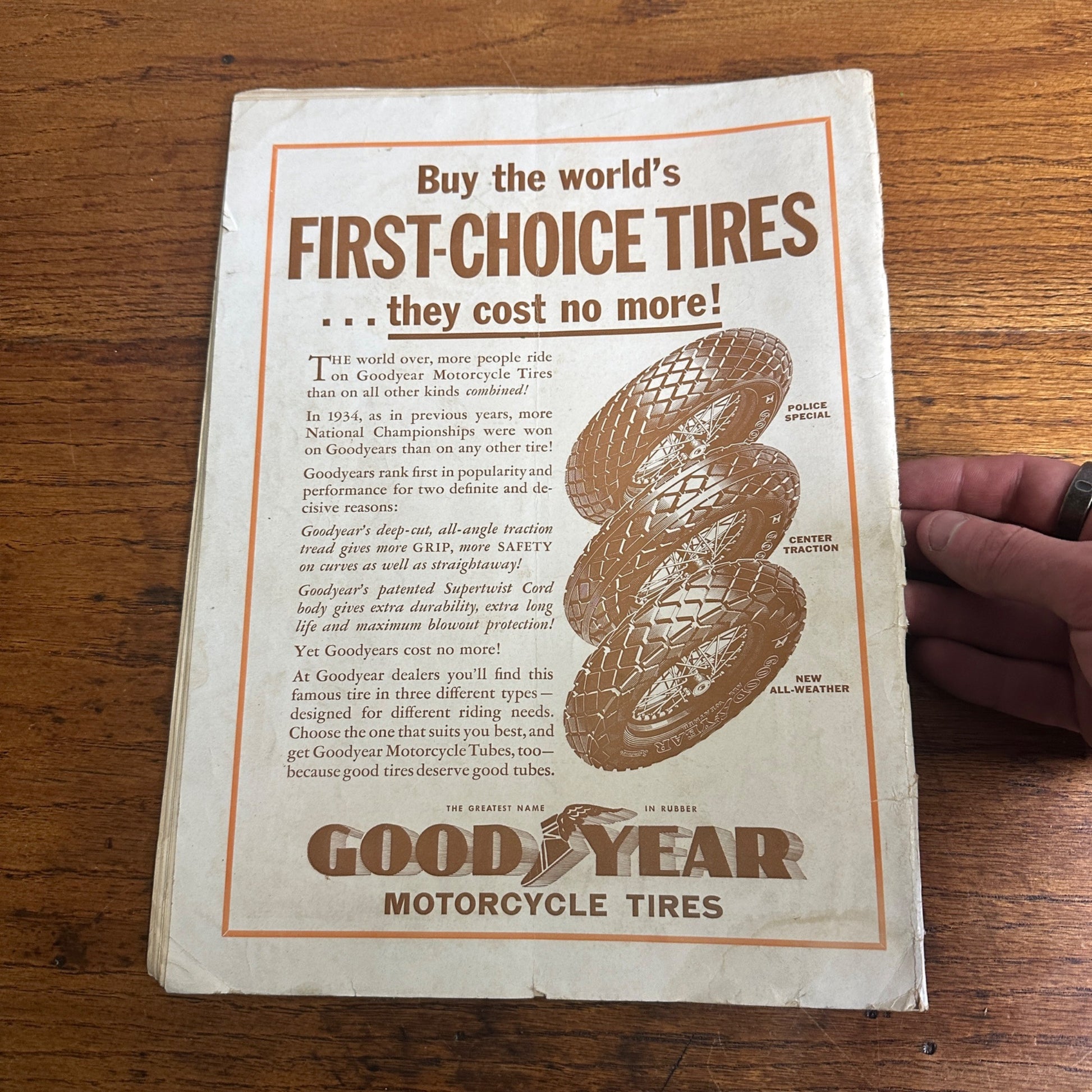 Vintage The Motorcyclist Magazine March 1935 Harley Indian Motorcycle Ads