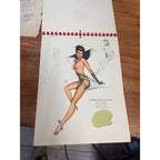 Sketch Scandals Calendar 1947 Sexy Nude Art by Pin-Up Artist Earl Mac Pherson Ultra Rare!
